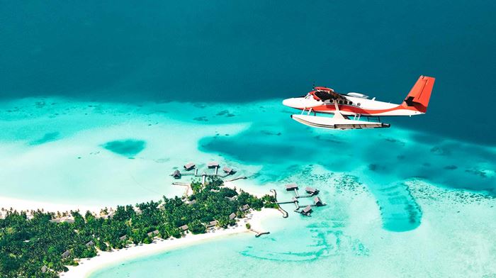 Vandflyver på Maldiverne