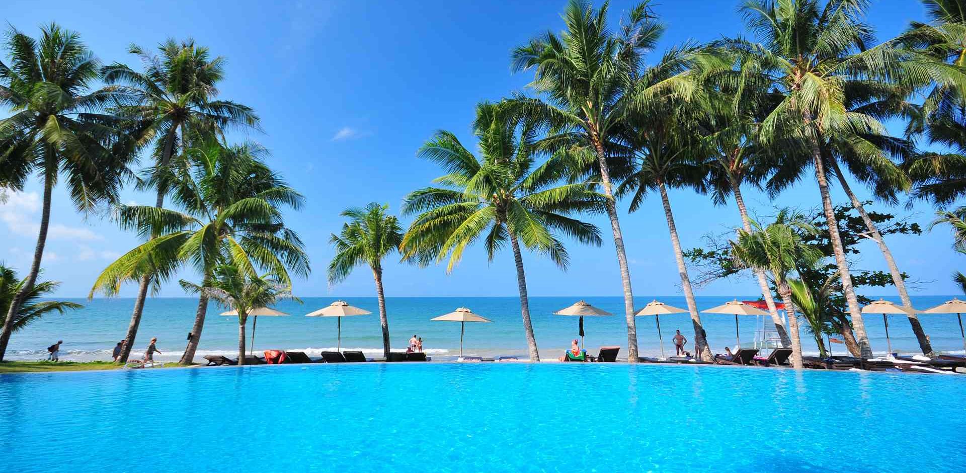 Thailand, Koh Chang, KC Grande Beach Resort & Spa, Pool View
