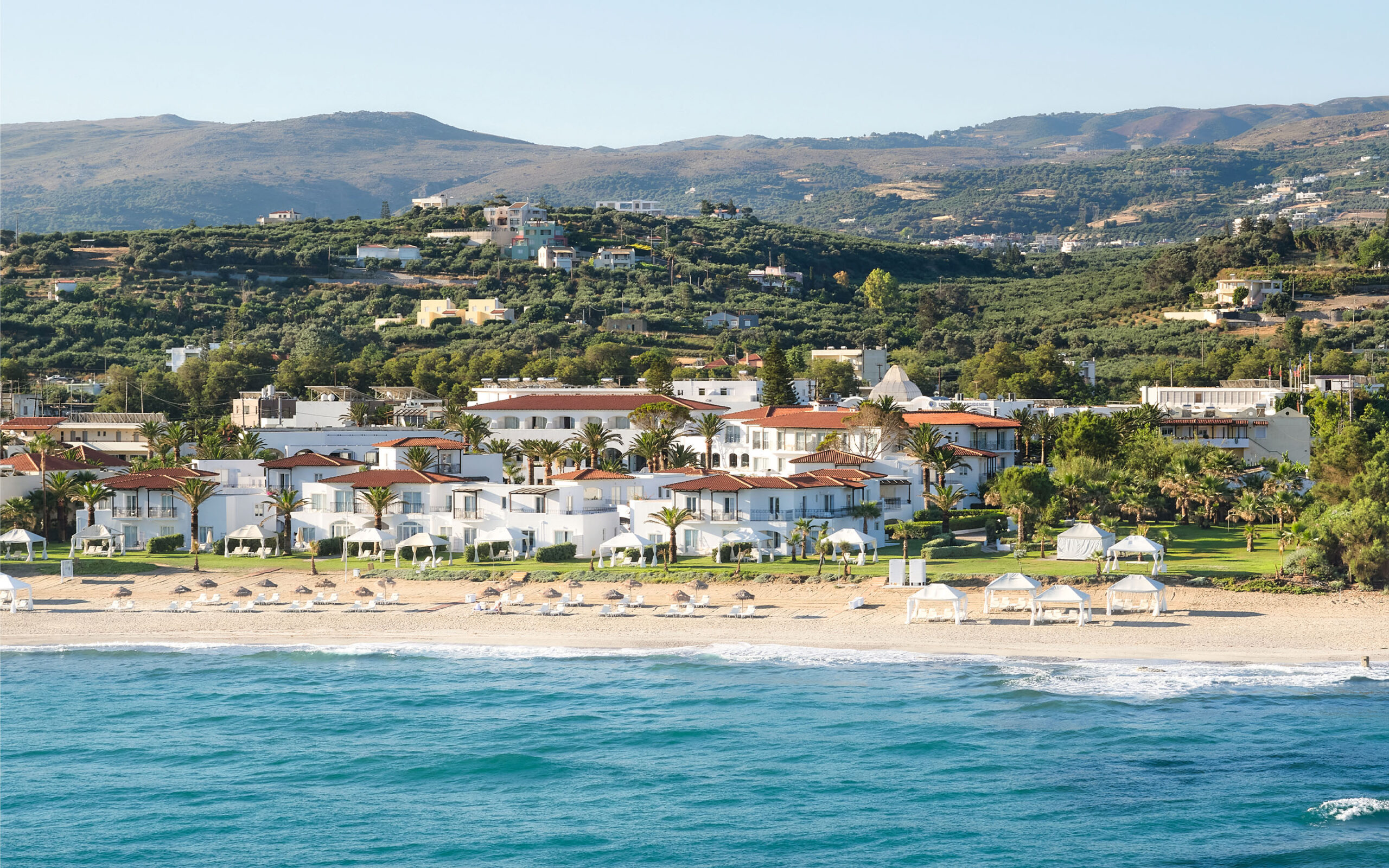 Grækenland Kreta Grecotel Caramel, Hotellet Set Fra Vandet
