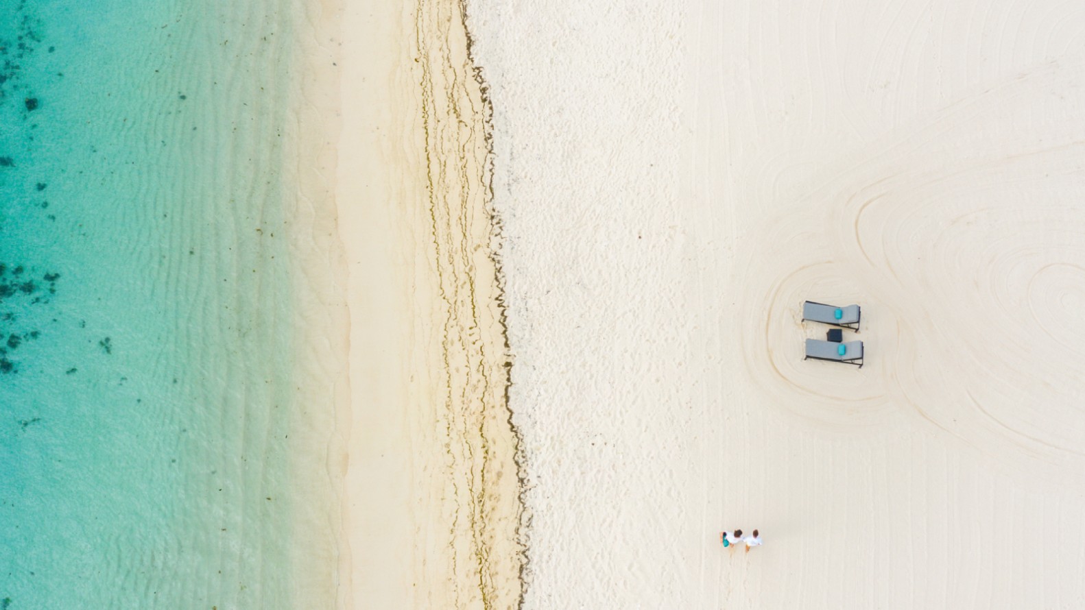 Rejser til Mauritius, Dinarobin Beachcomber Golf Resort & Spa, stranden