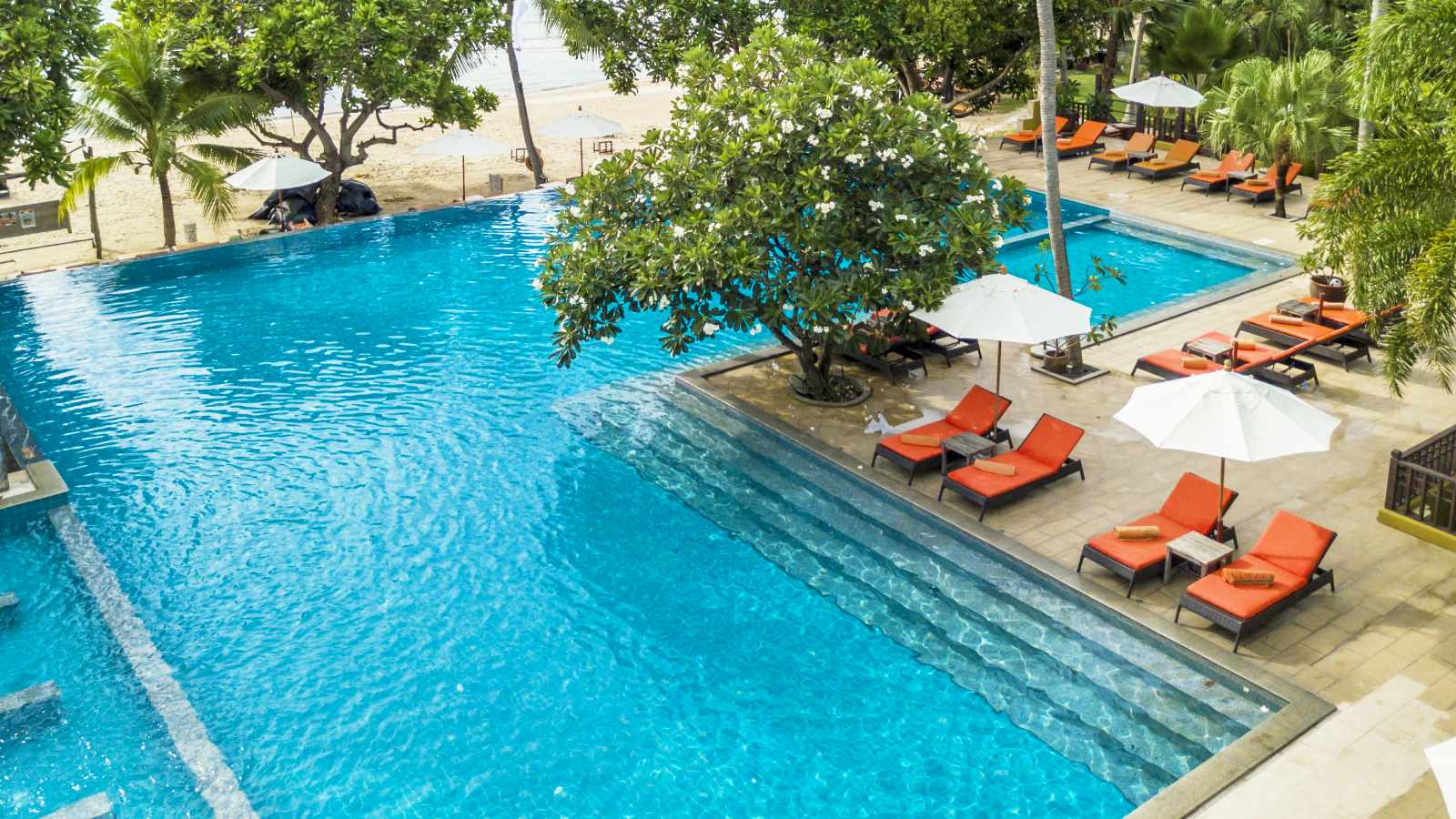 Thailand, Koh Samui, New Star Beach Resort, Pool Område