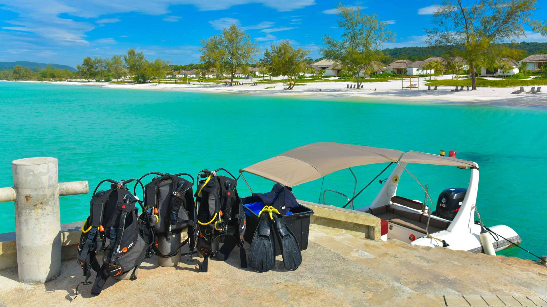 Cambodia, Koh Rong, The Royal Sands, Dykning