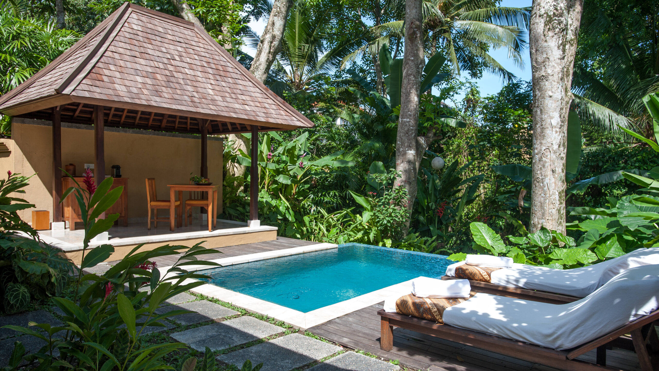 Indonesien Ubud Komaneka at Monkey Forest Privat Pool