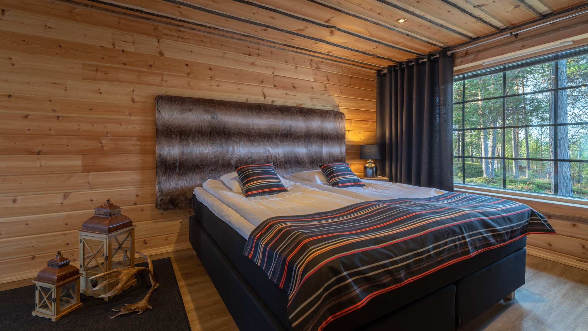Finland, Finske Lapland Nangu Wilderness Hotel, Wilderness Superior Dobbeltv&aelig;relse