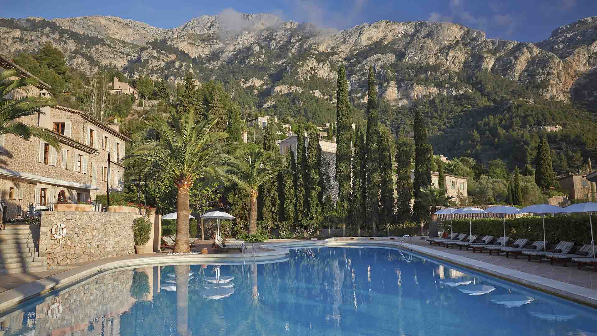Mallorca Belmond La Residencia Pool Bjergudsigt