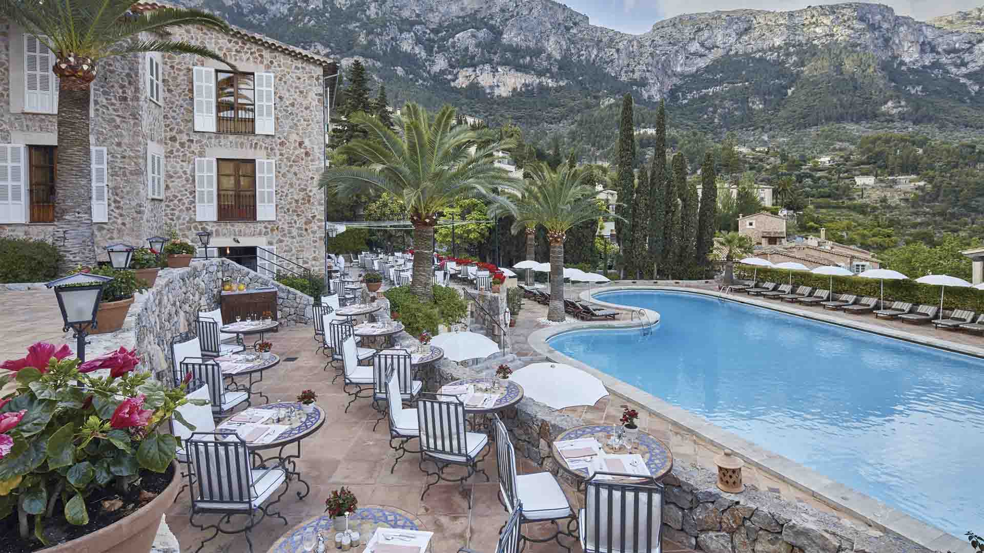 Mallorca Belmond Residencia Restaurant Pool