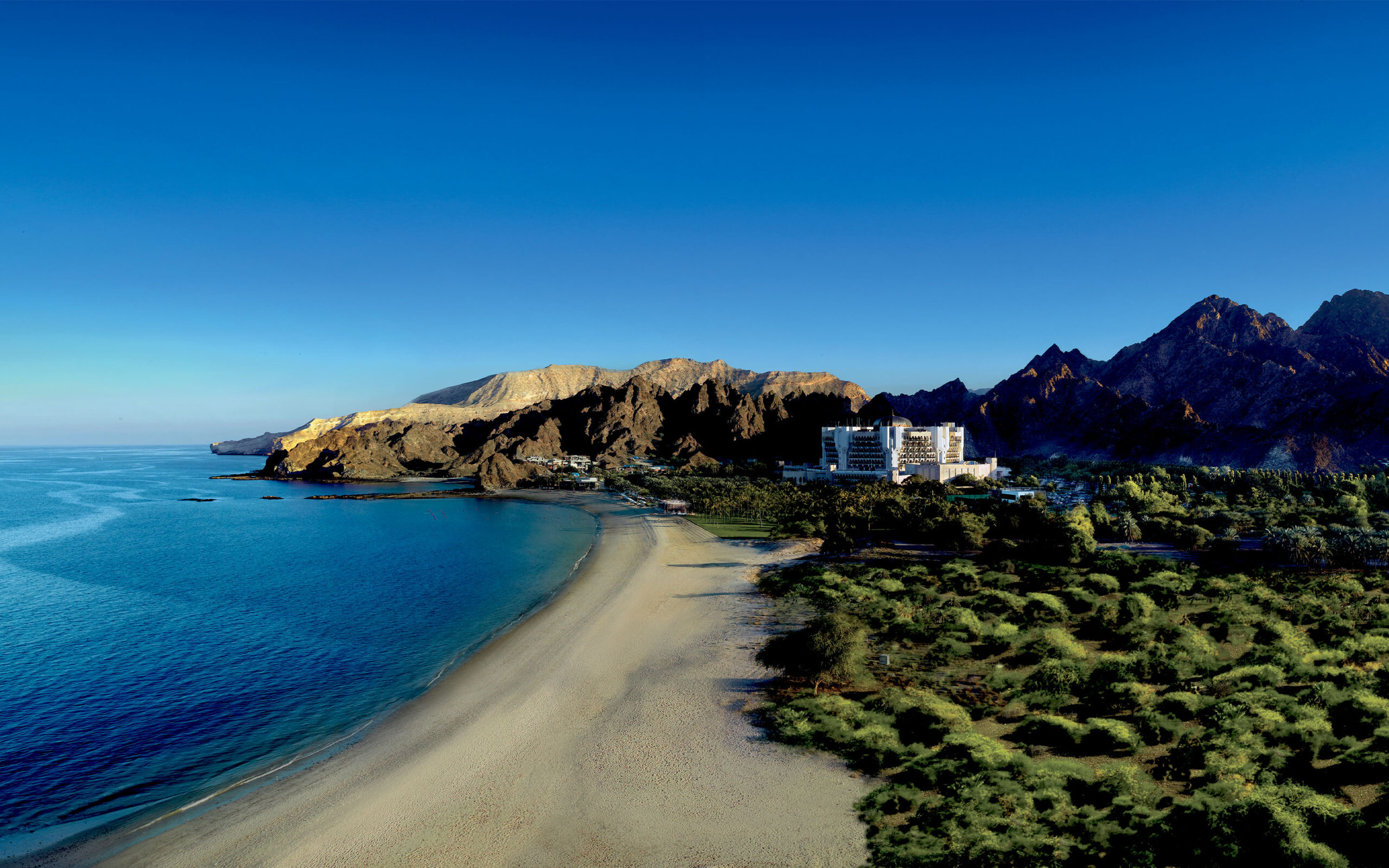 Oman Muscat Al Bustan Palace Ritz Carlton Hotel Exterior View Day