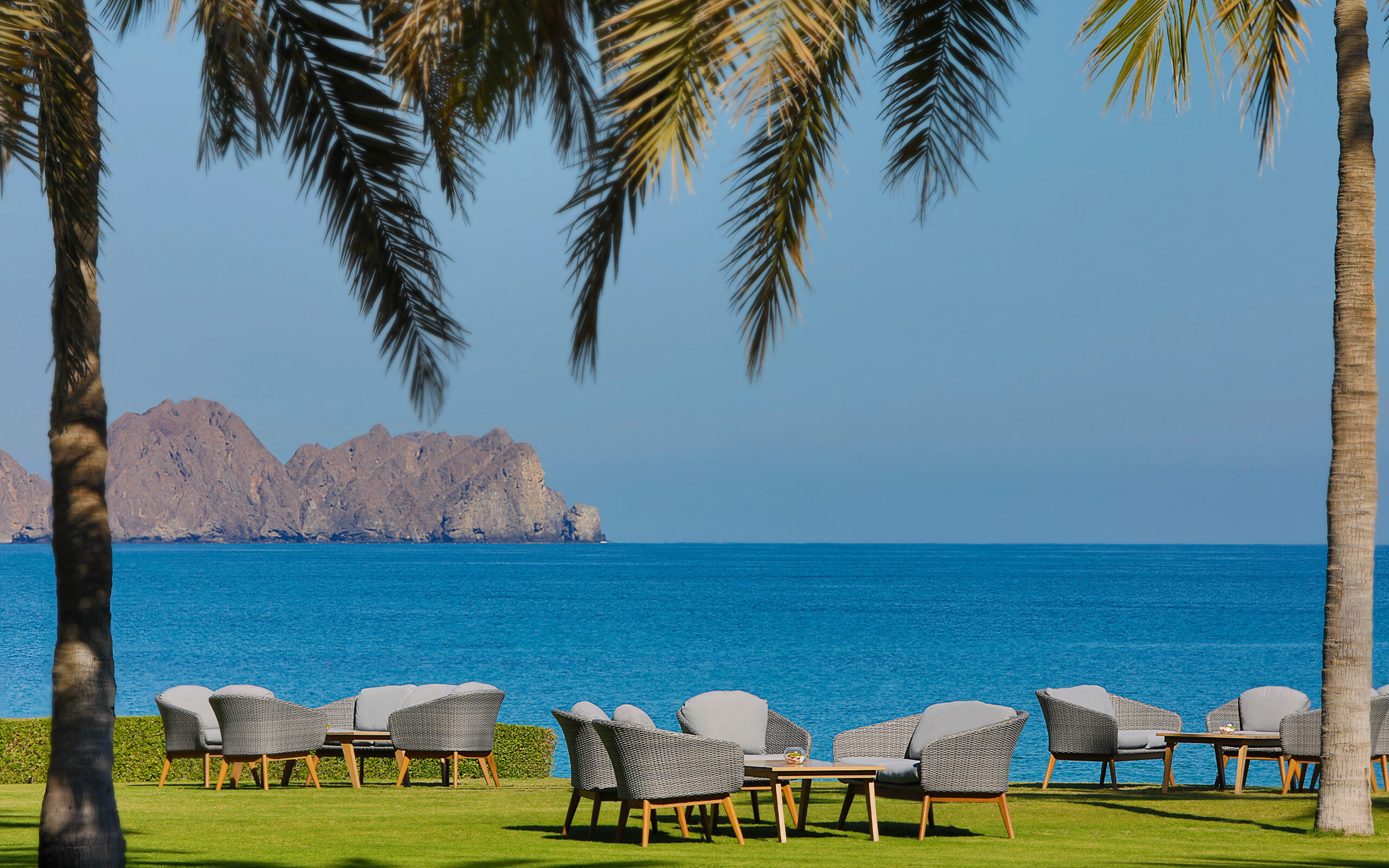 Oman Muscat Al Bustan Palace Ritz Carlton Hotel The Pavilion Exterior Have
