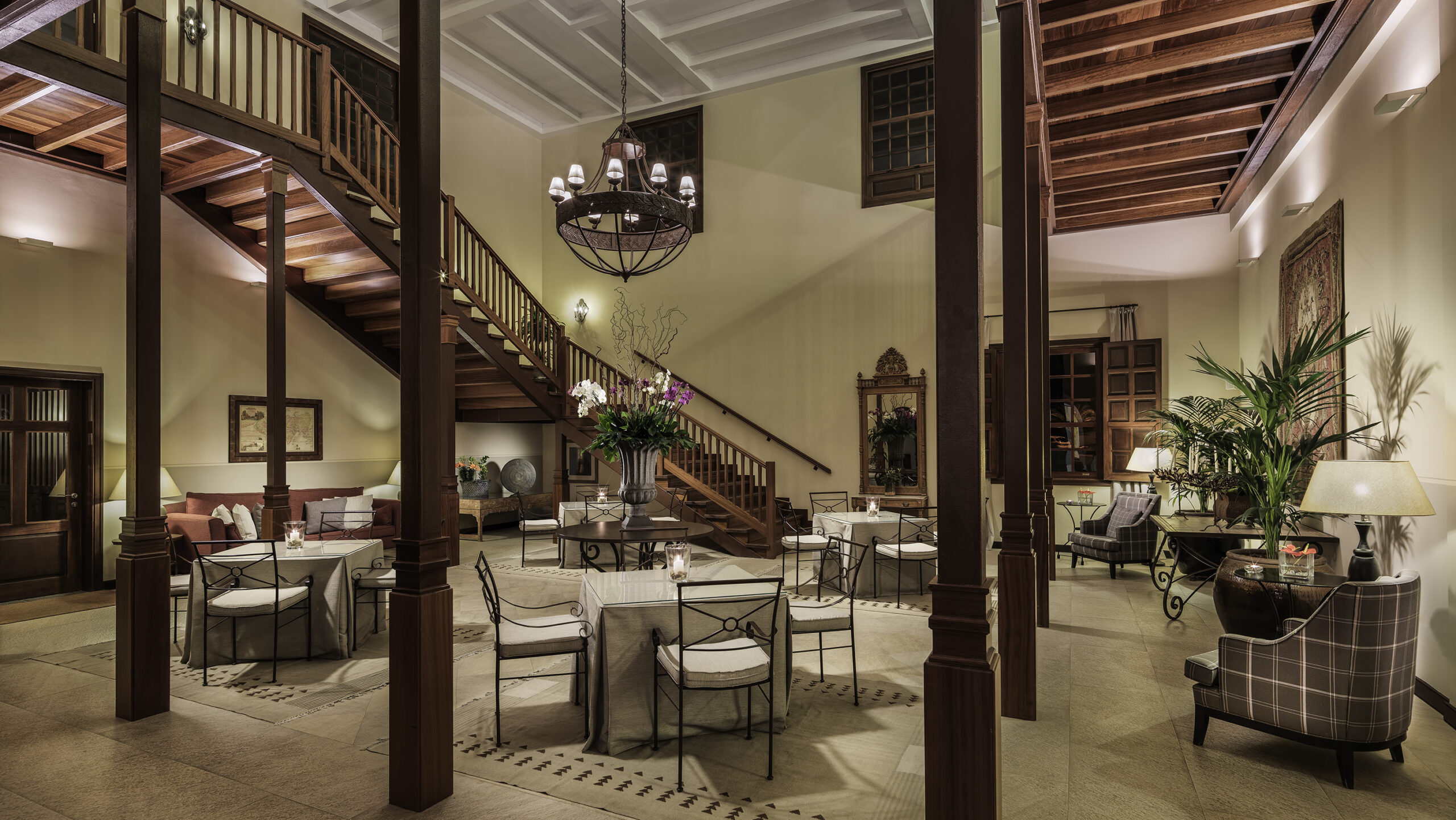 Spanien Tenerife Hacienda del Conde Opholdsstue