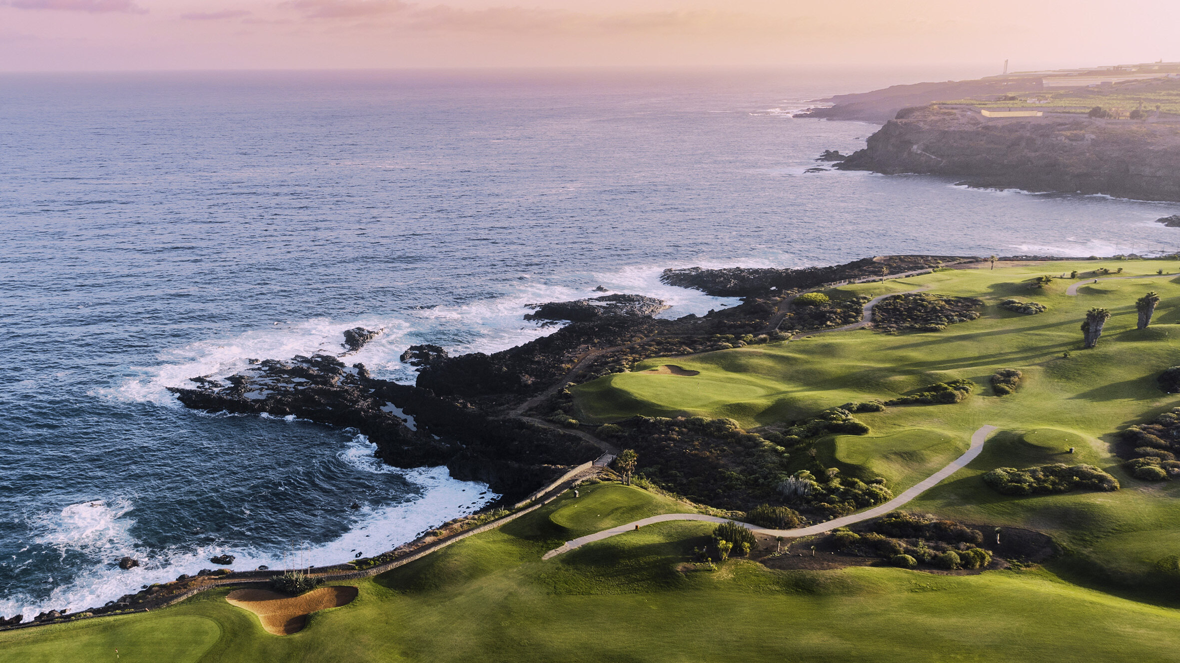 Spanien Tenerife Hacienda del Conde golf og hav