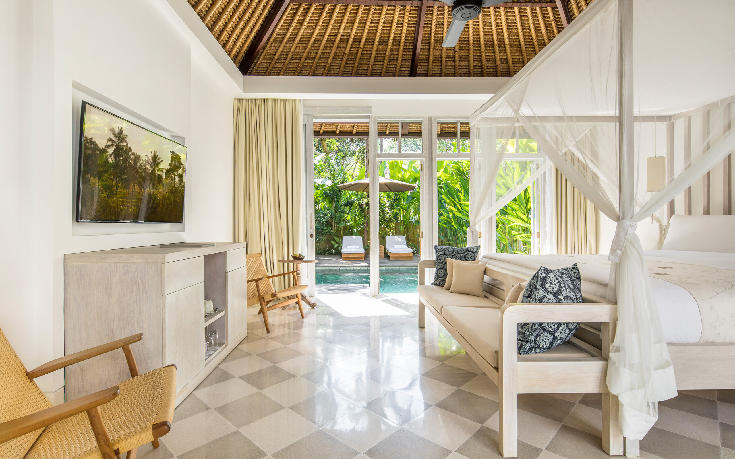 Indonesien, Bali, Ubud Como Uma, Garden Pool Villa, Private Pool, Bedroom