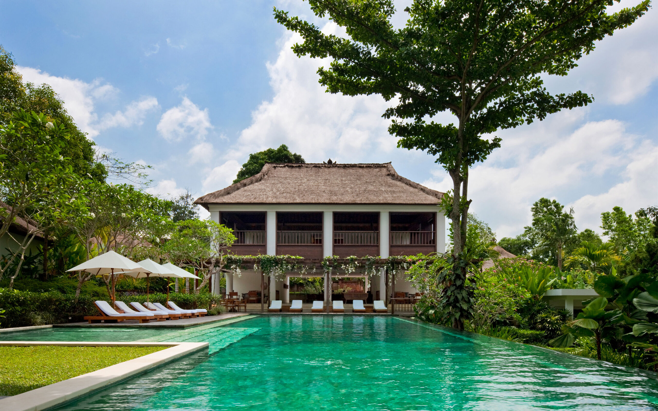 Indonesien, Bali, Ubud Como Uma, Main Pool