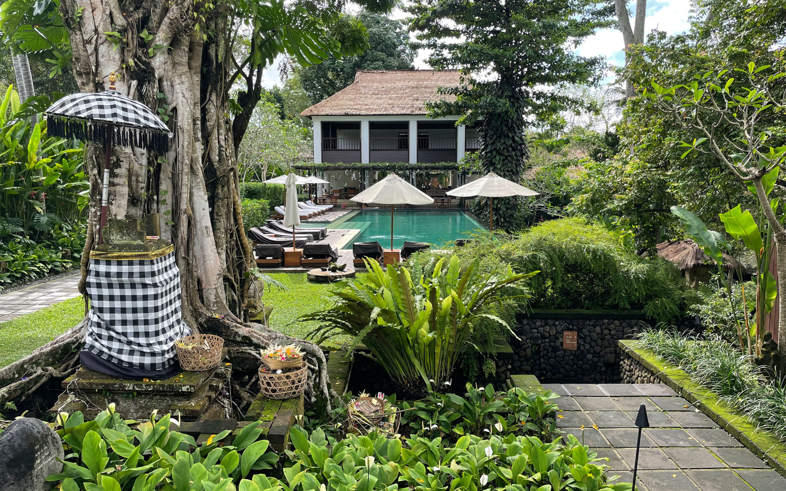 Indonesien, Bali, Ubud Como Uma, Garden Area & Pool View