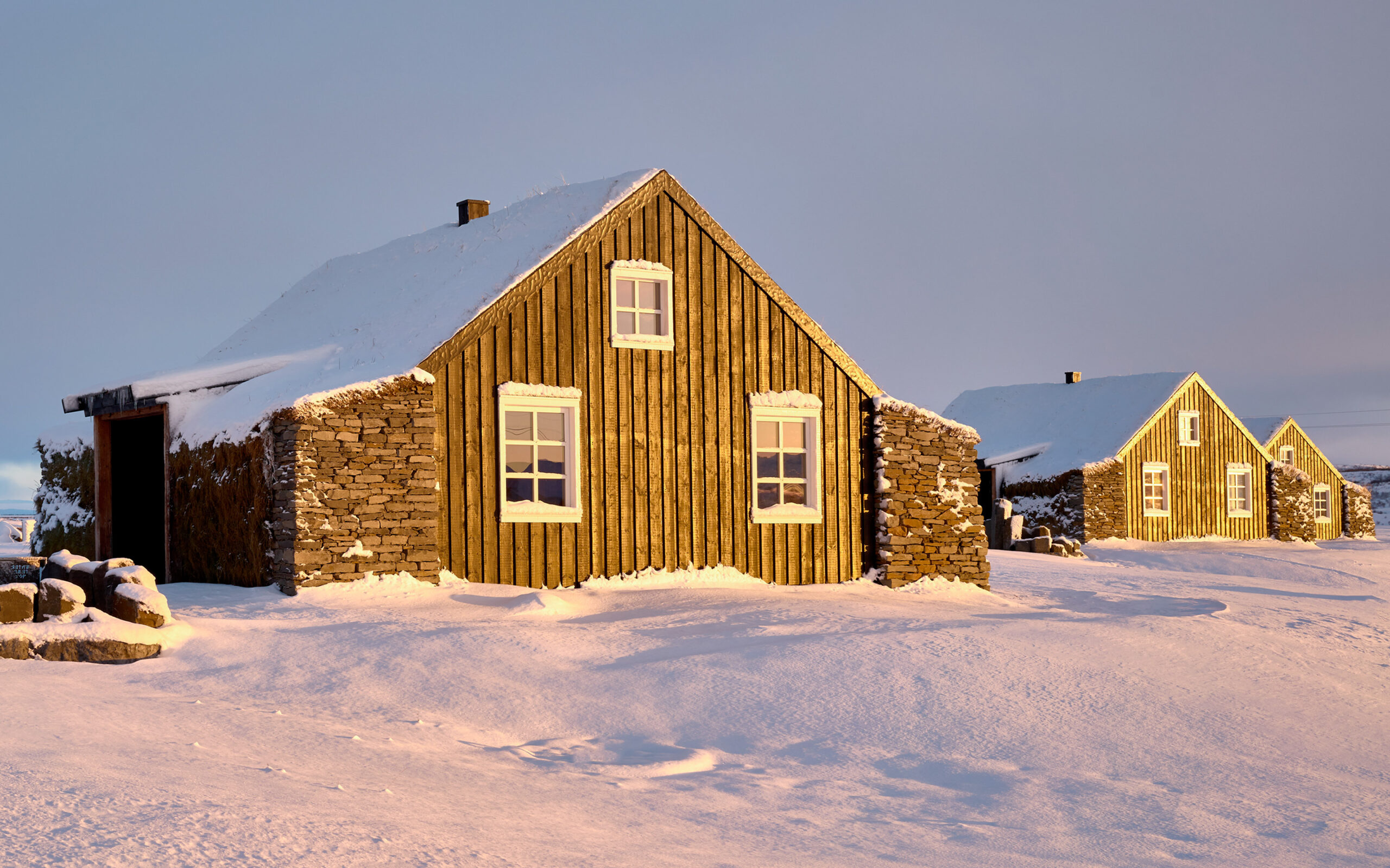 Island Torfhus Retreat Torfhus Hytte Winter