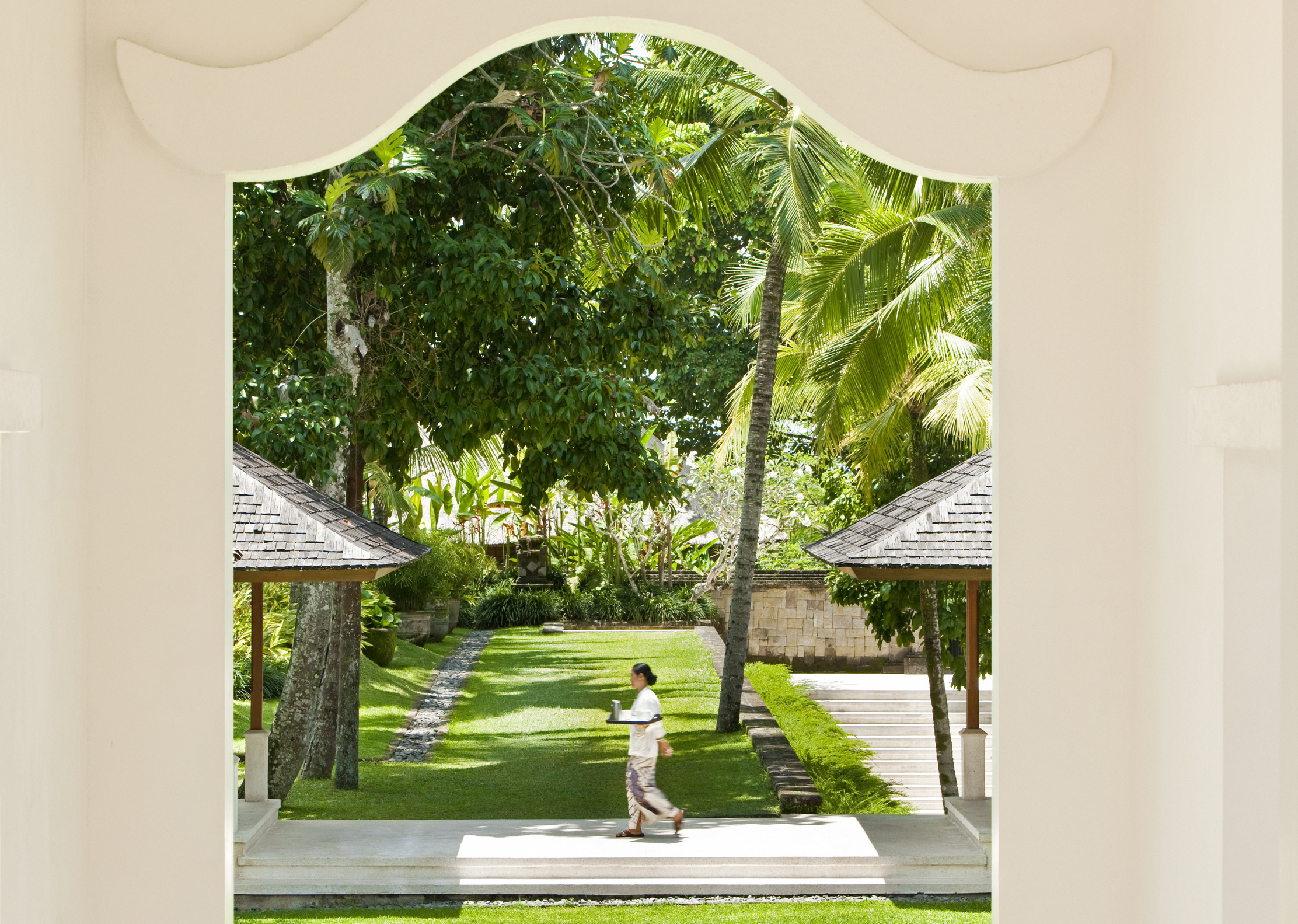 indonesien-bali-ubud-como-shambhala-estate-Lobby Courtyard