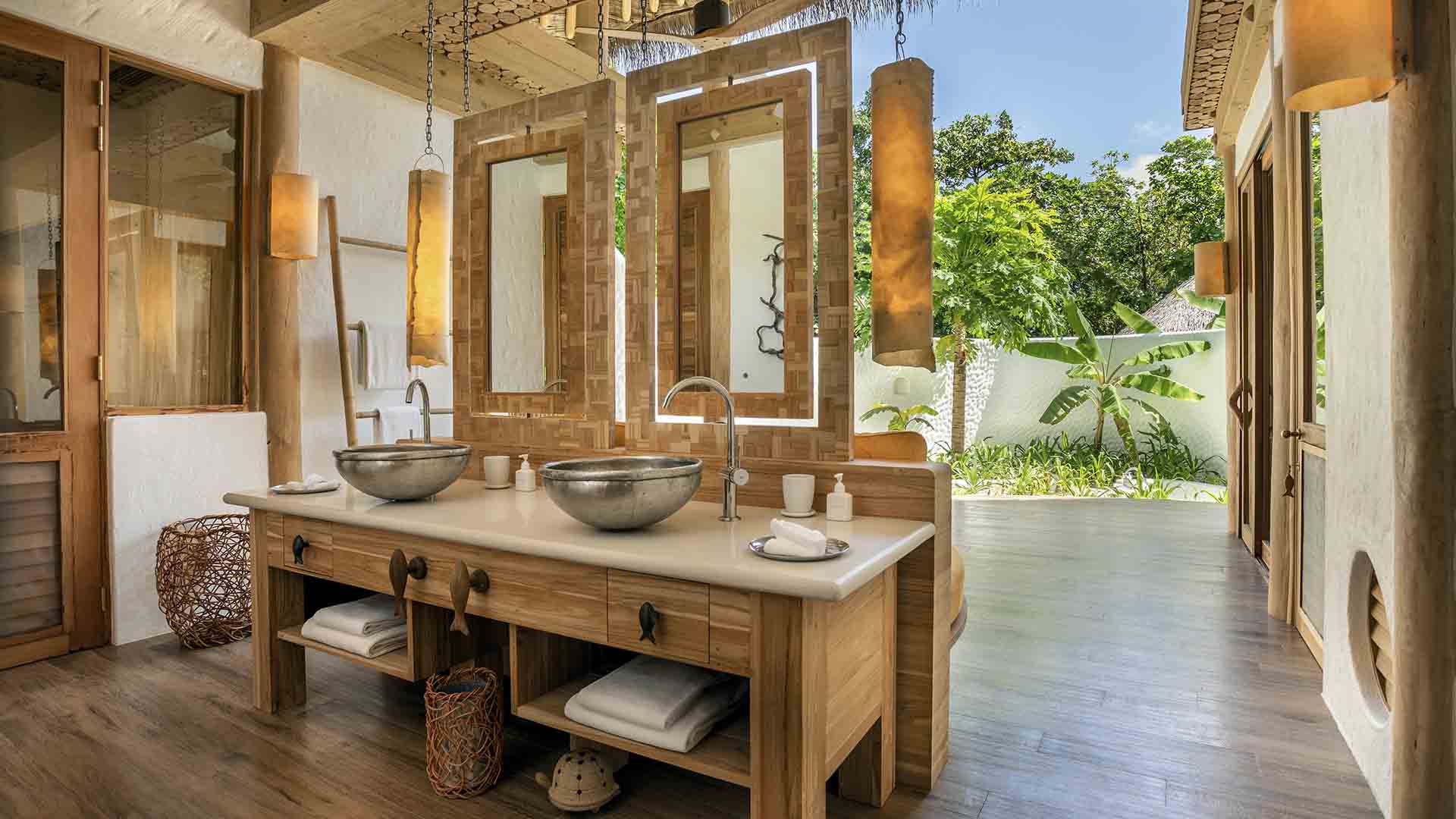 Maldiverne Soneva Fushi 4 Bedroom Private Residence Villa Bathroom