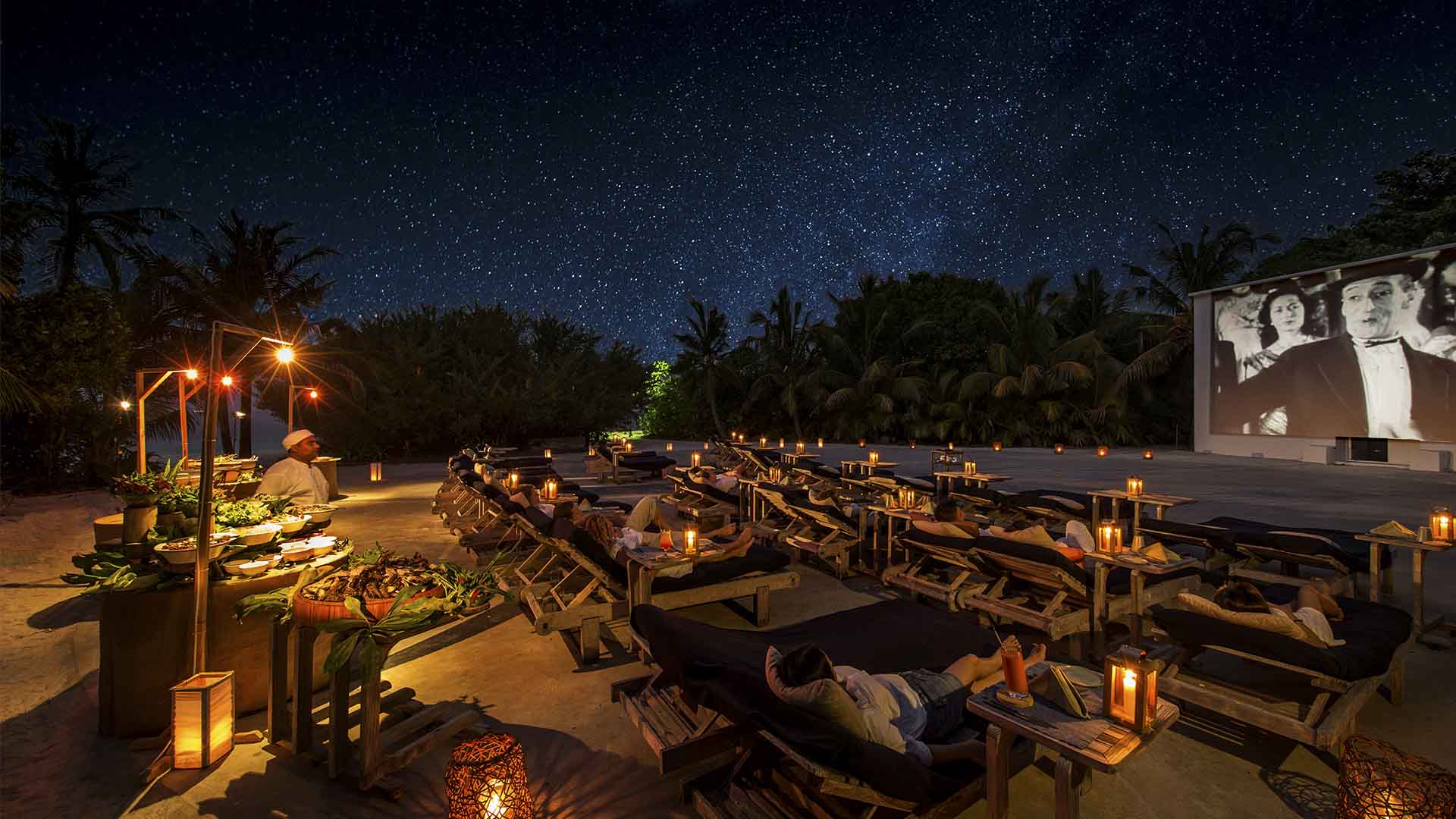 Maldiverne Soneva Fushi Cinema Paradiso
