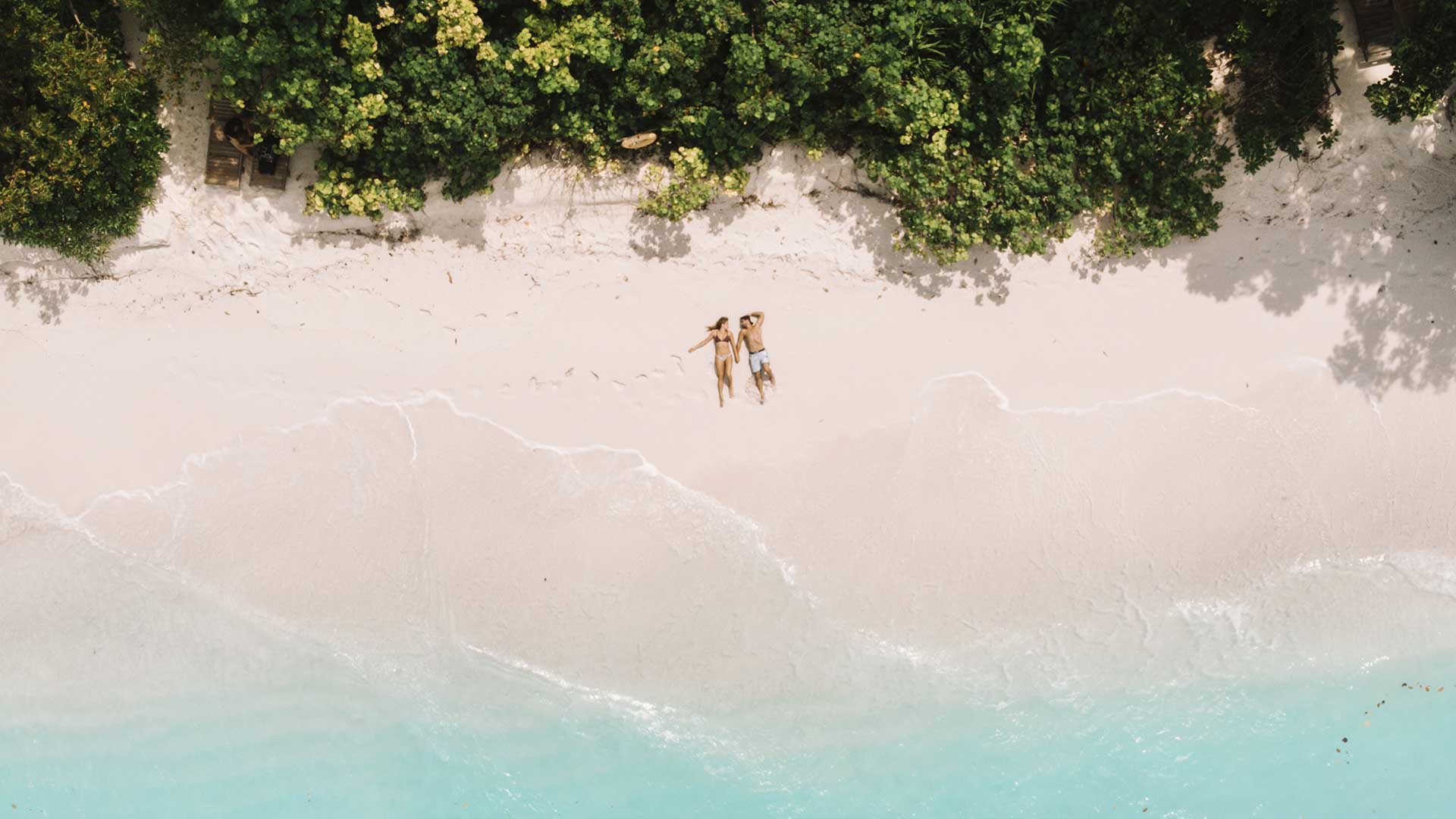Maldiverne Soneva Fushi Strand Par