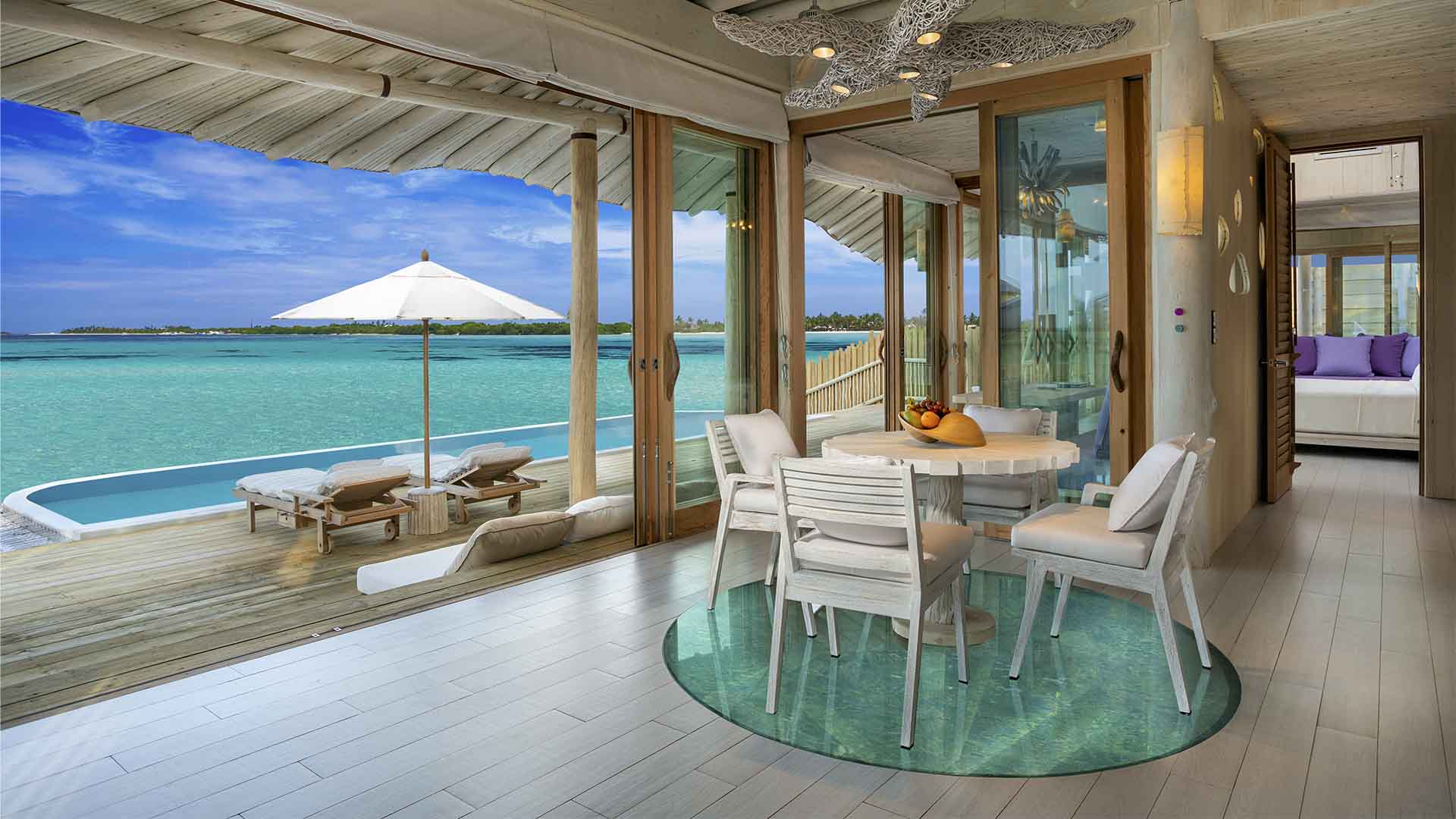 Maldiverne Soneva Jani Living Room