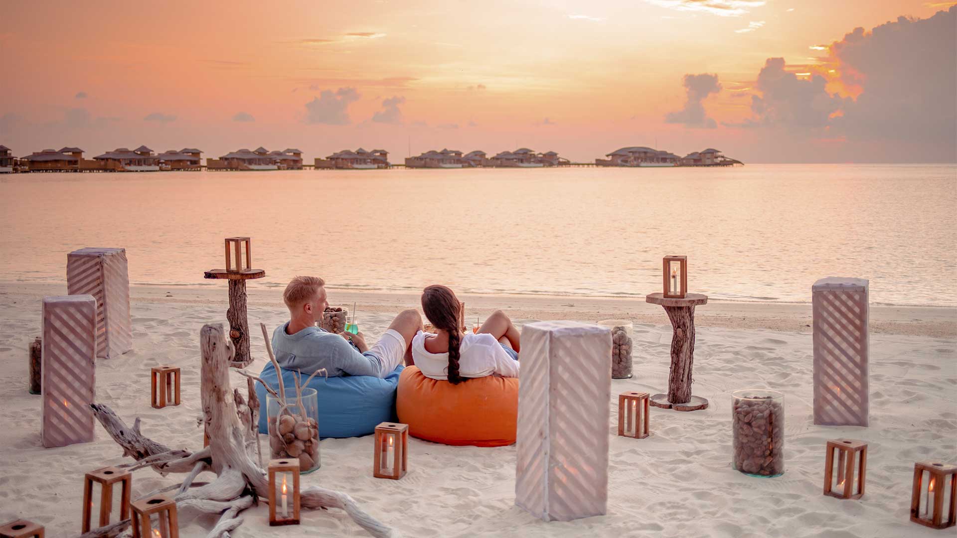 Maldiverne Soneva Jani Private Sunset Cocktails