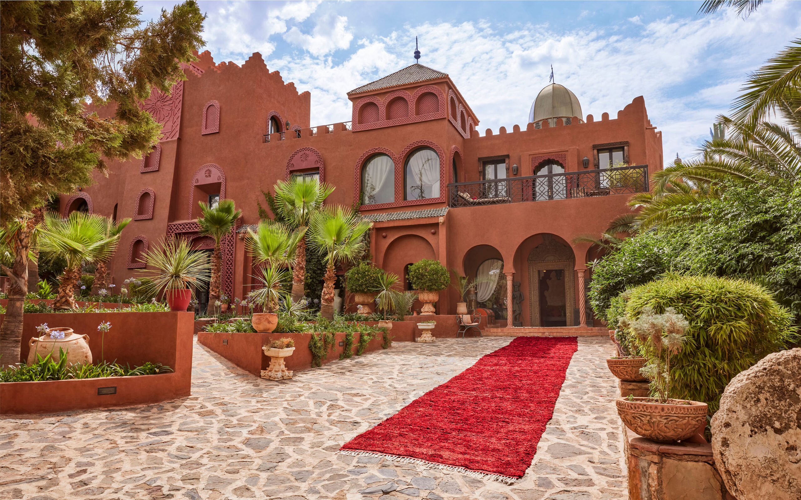 Marokko Atlas Kasbah Tamadot indgang