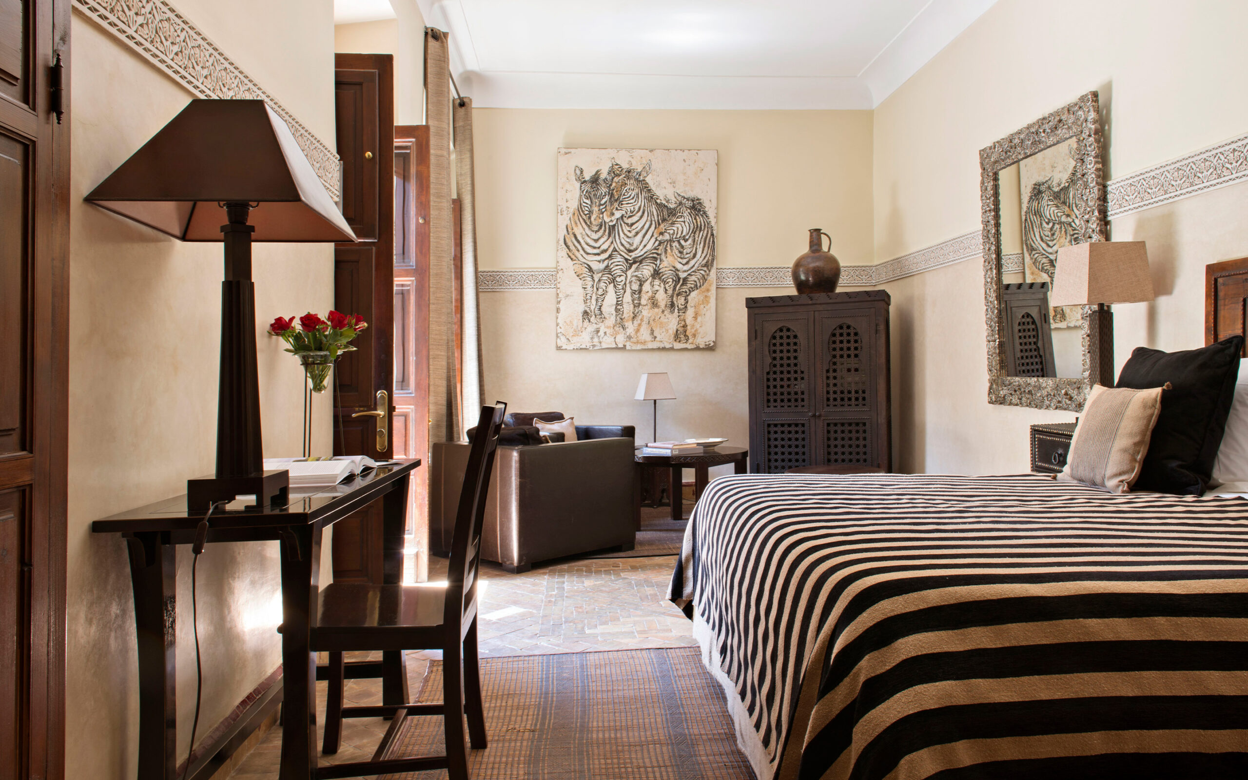 Marokko Marrakech Villa Orangers Room
