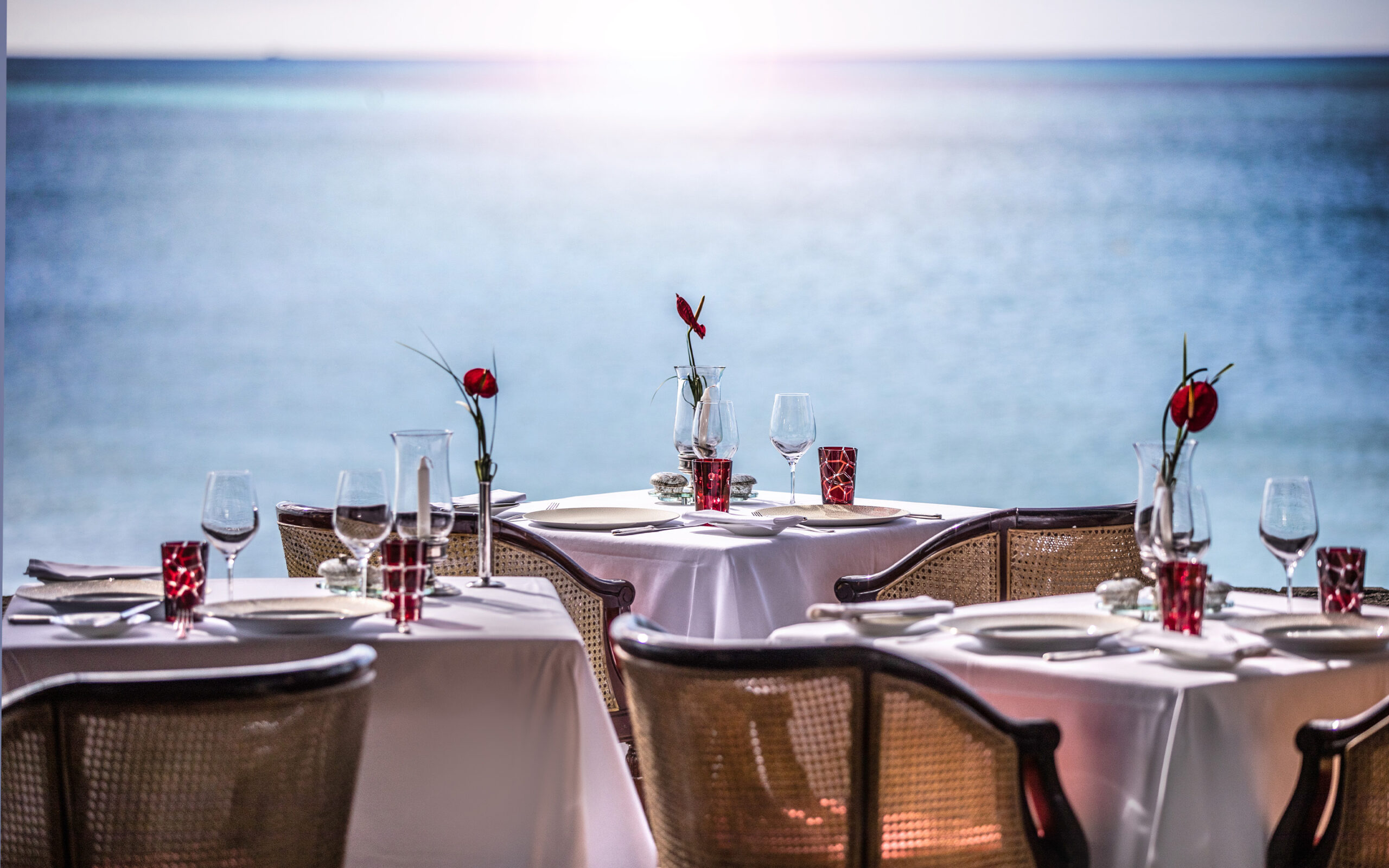 Mauritius Royal Palm Beachcomber Maaltid Med Havudsigt