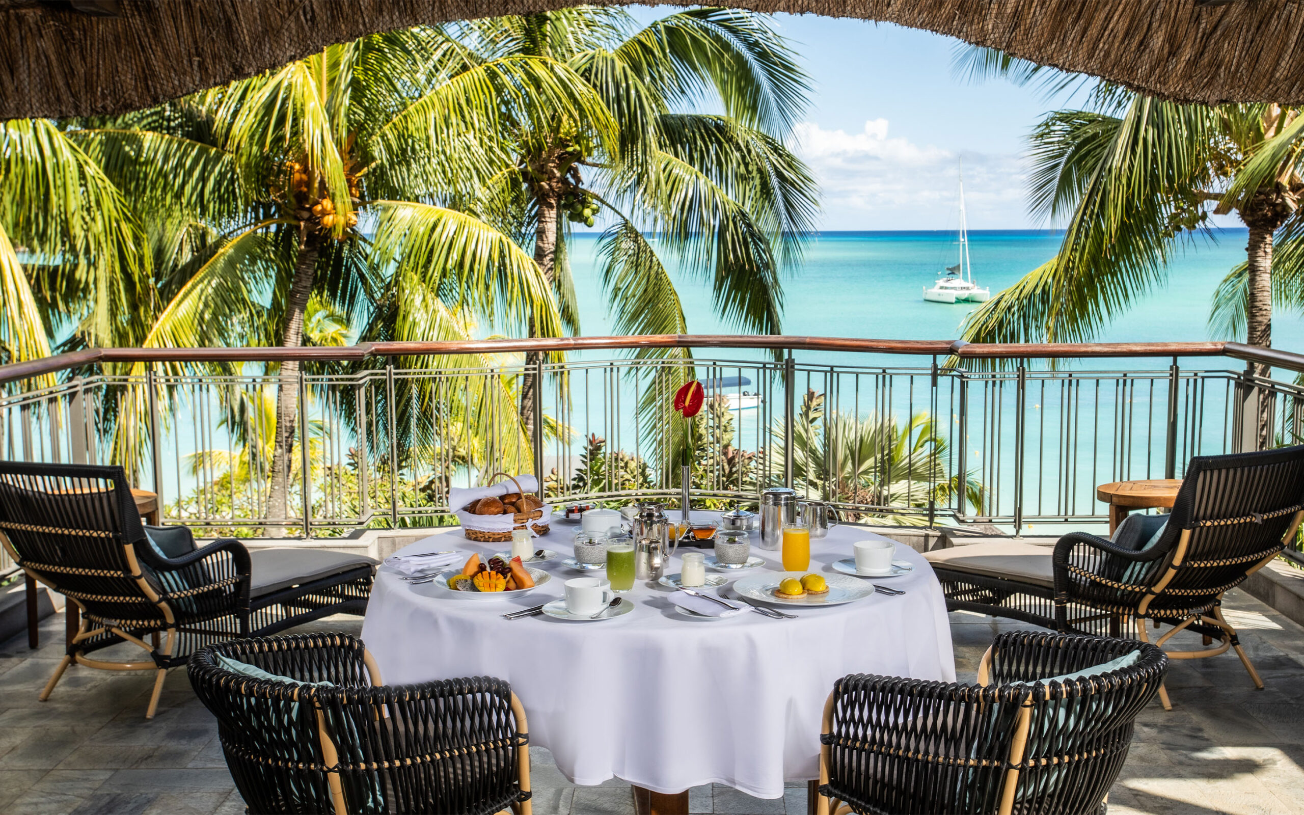 Mauritius Royal Palm Beachcomber Presidential Suite Morgenmad