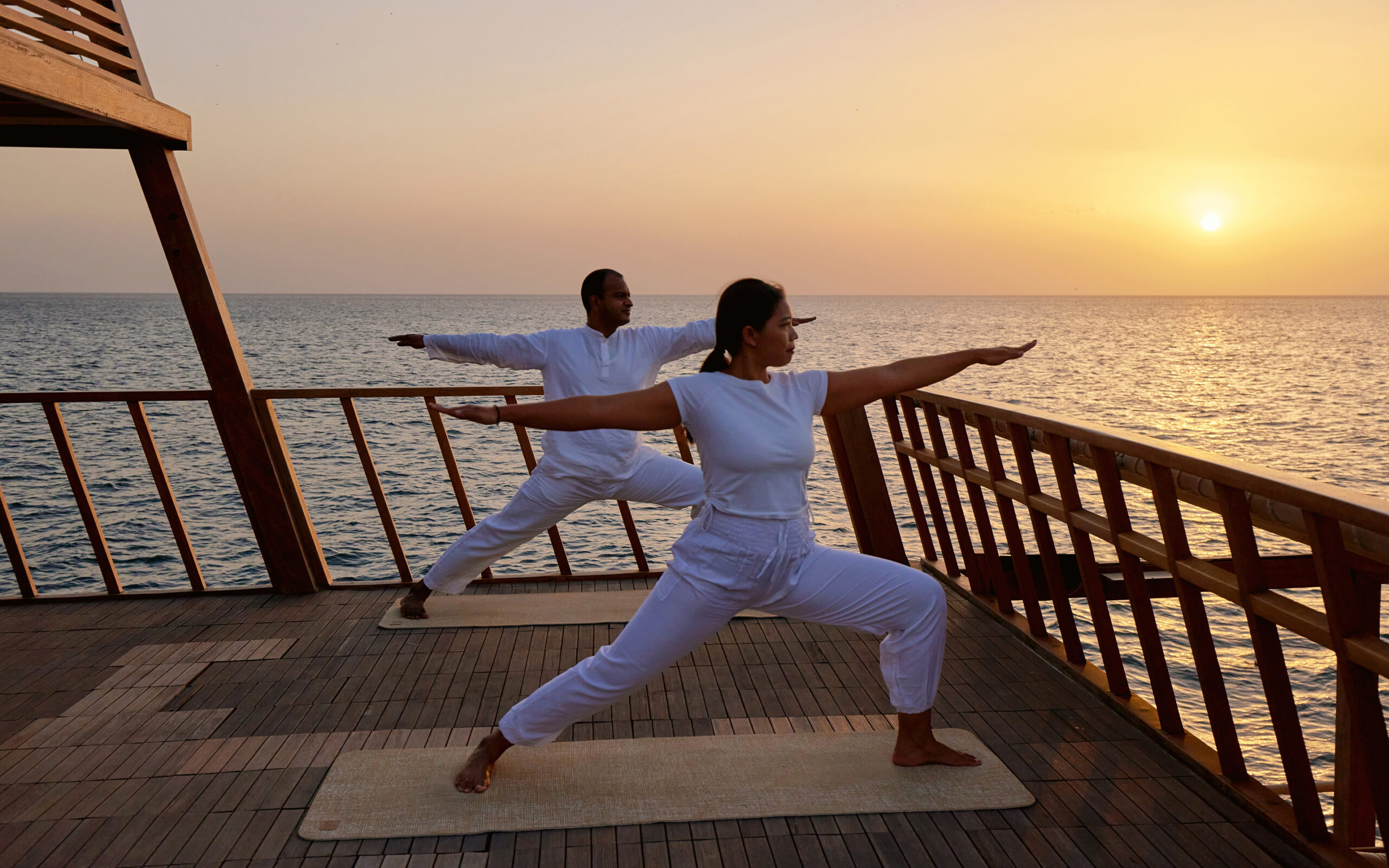 Oman Musandam Six Senses Zighy Bay Sunrise Yoga Cruise