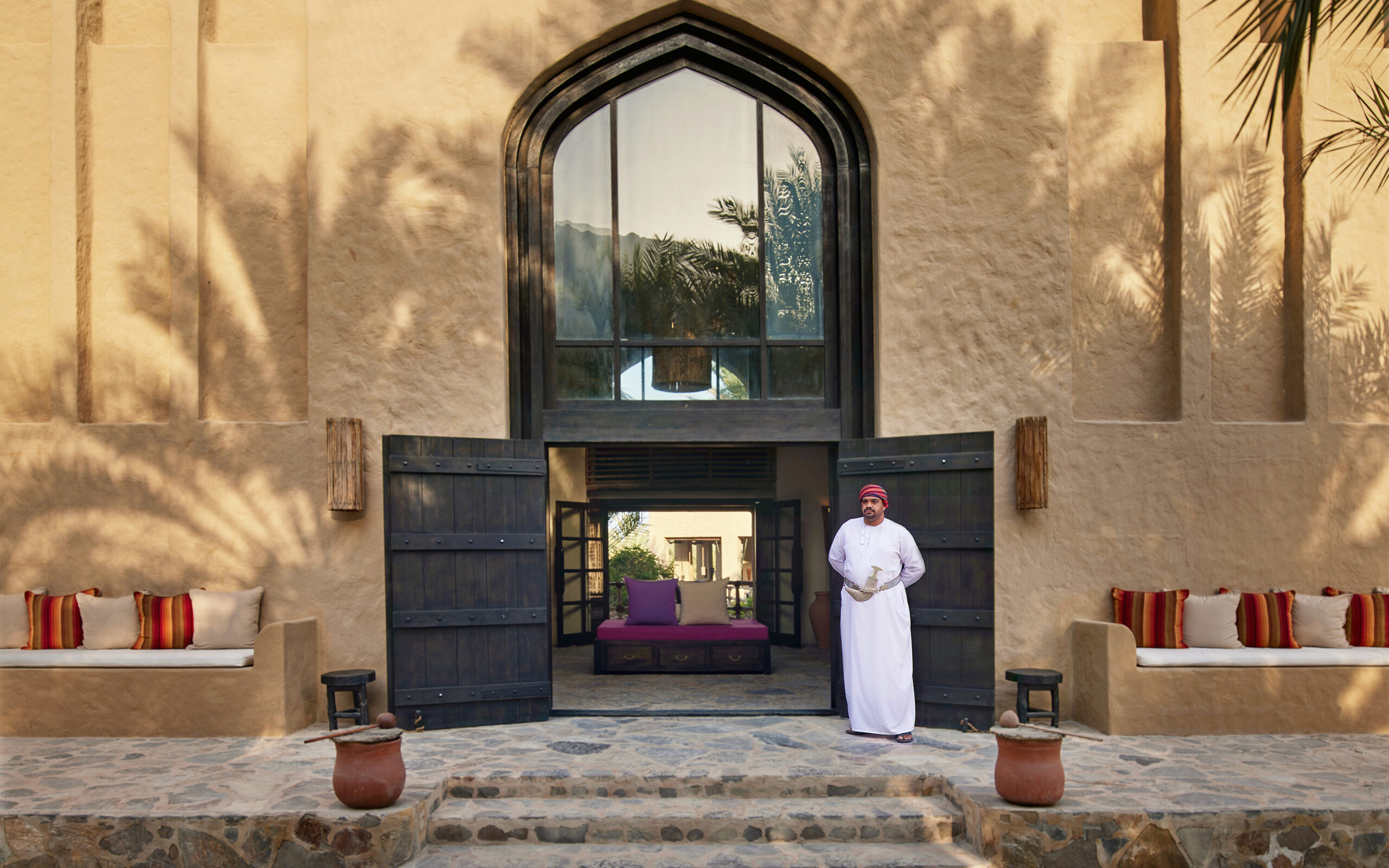 Oman Musandam Six Senses Zighy Bay Velkomst
