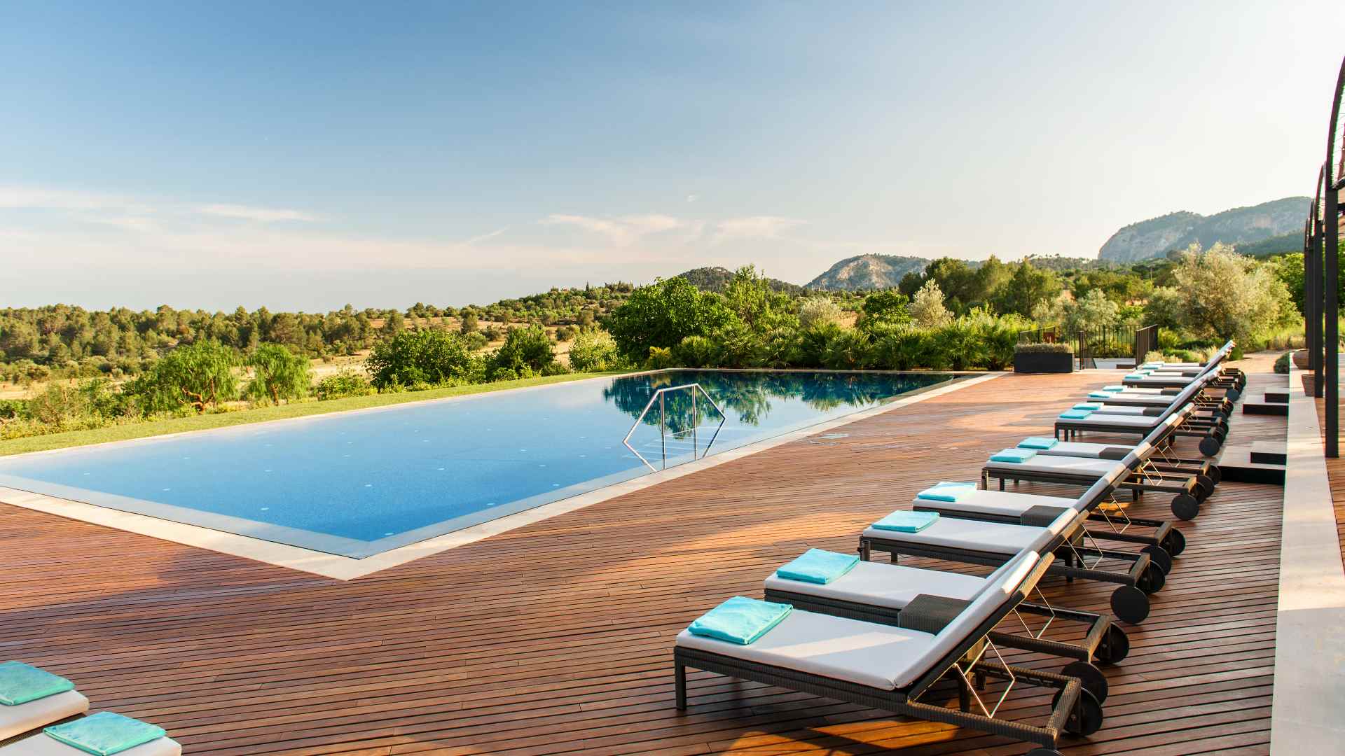 Spanien Mallorca Castell Son Claret Pool
