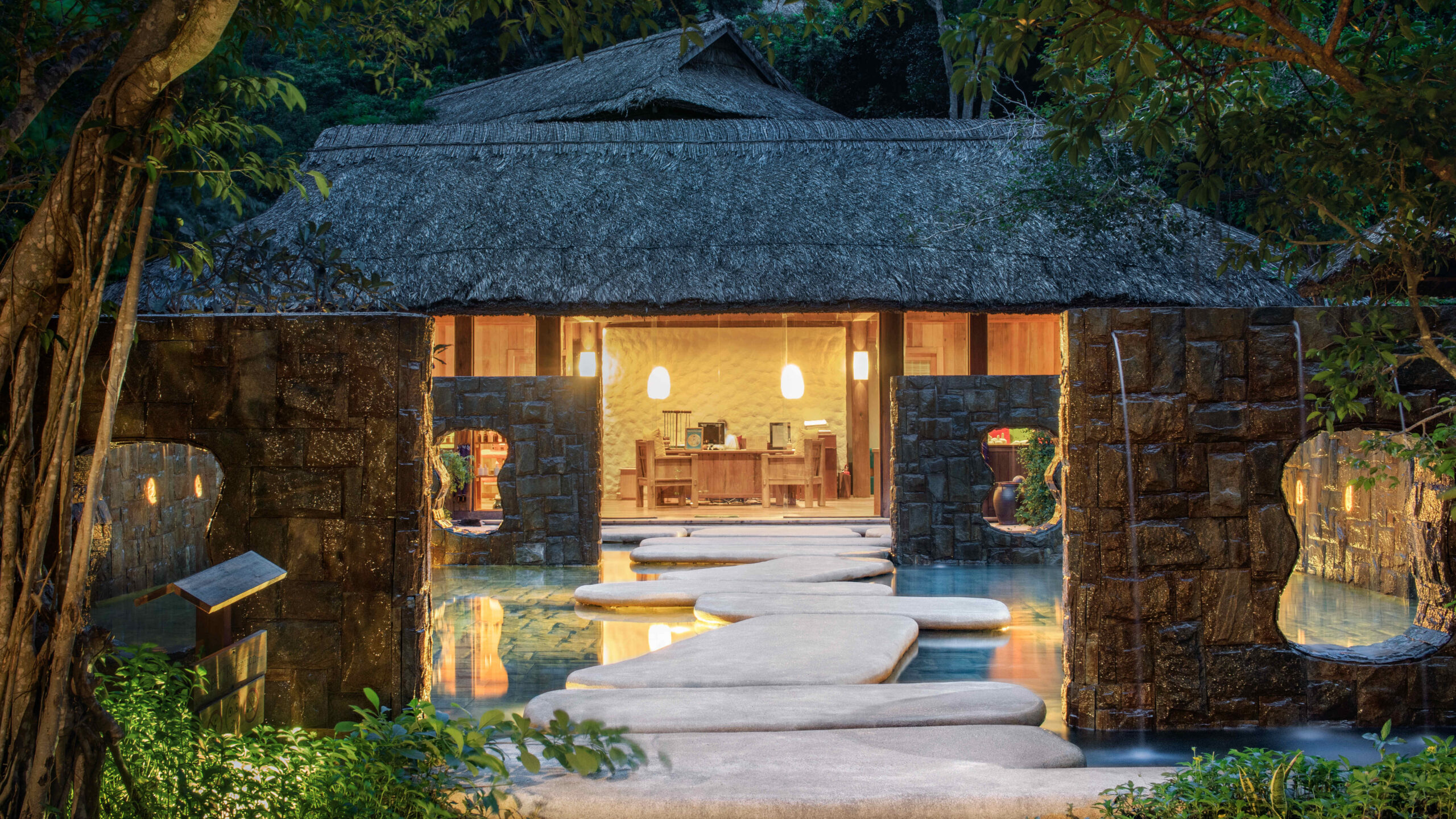 Vietnam Nha Trang Six Senses Spa Indgang