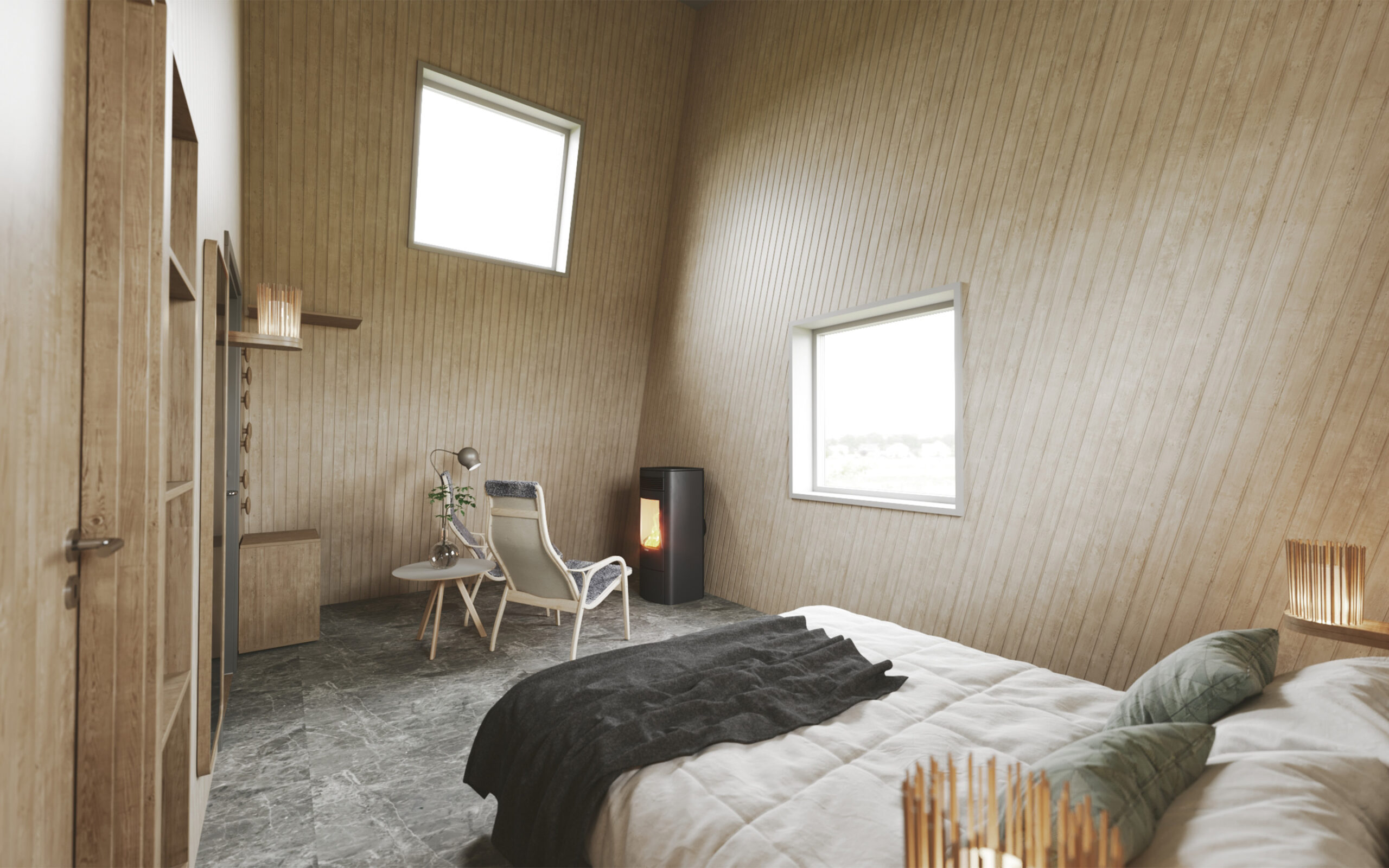 Sverige Lapland Arctic Bath Water Cabin Double Room