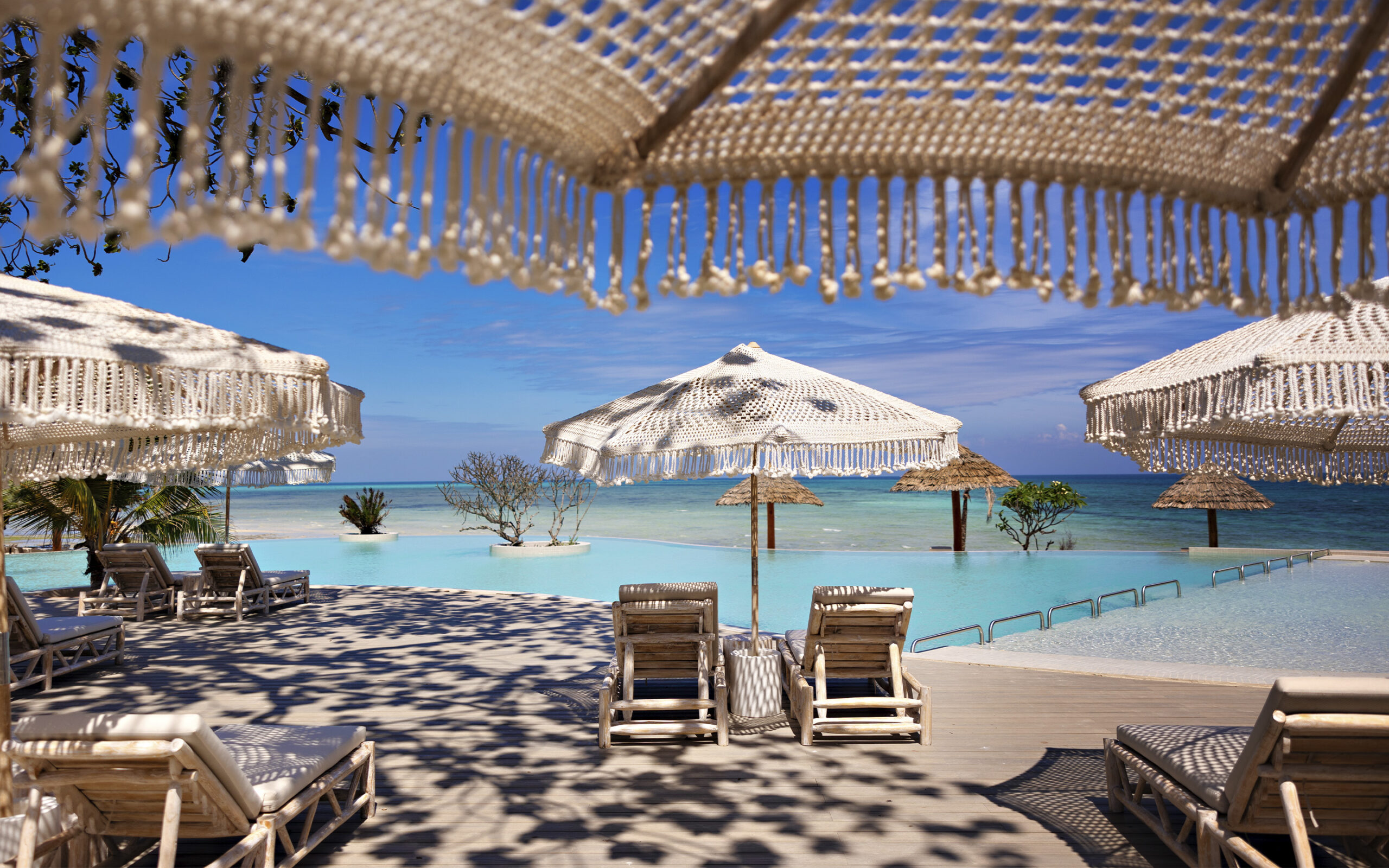 Tanzania Zanzibar Bawe Island Swimmingpool