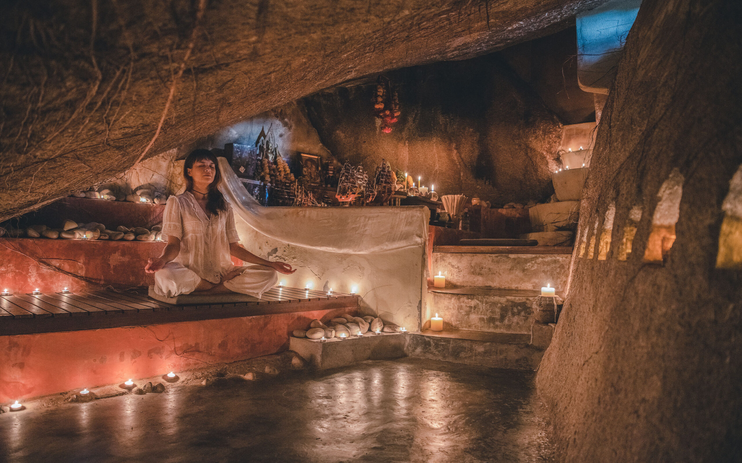 Thailand, Koh Samui, Kamalaya Koh Samui, Arjan Grotte