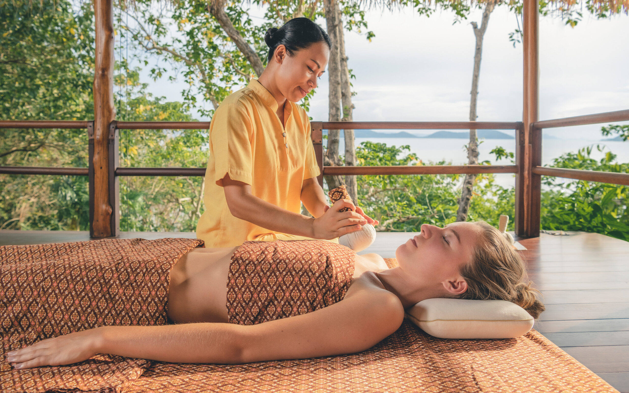 Thailand, Koh Samui, Kamalaya Koh Samui, Thai Herbal Massage