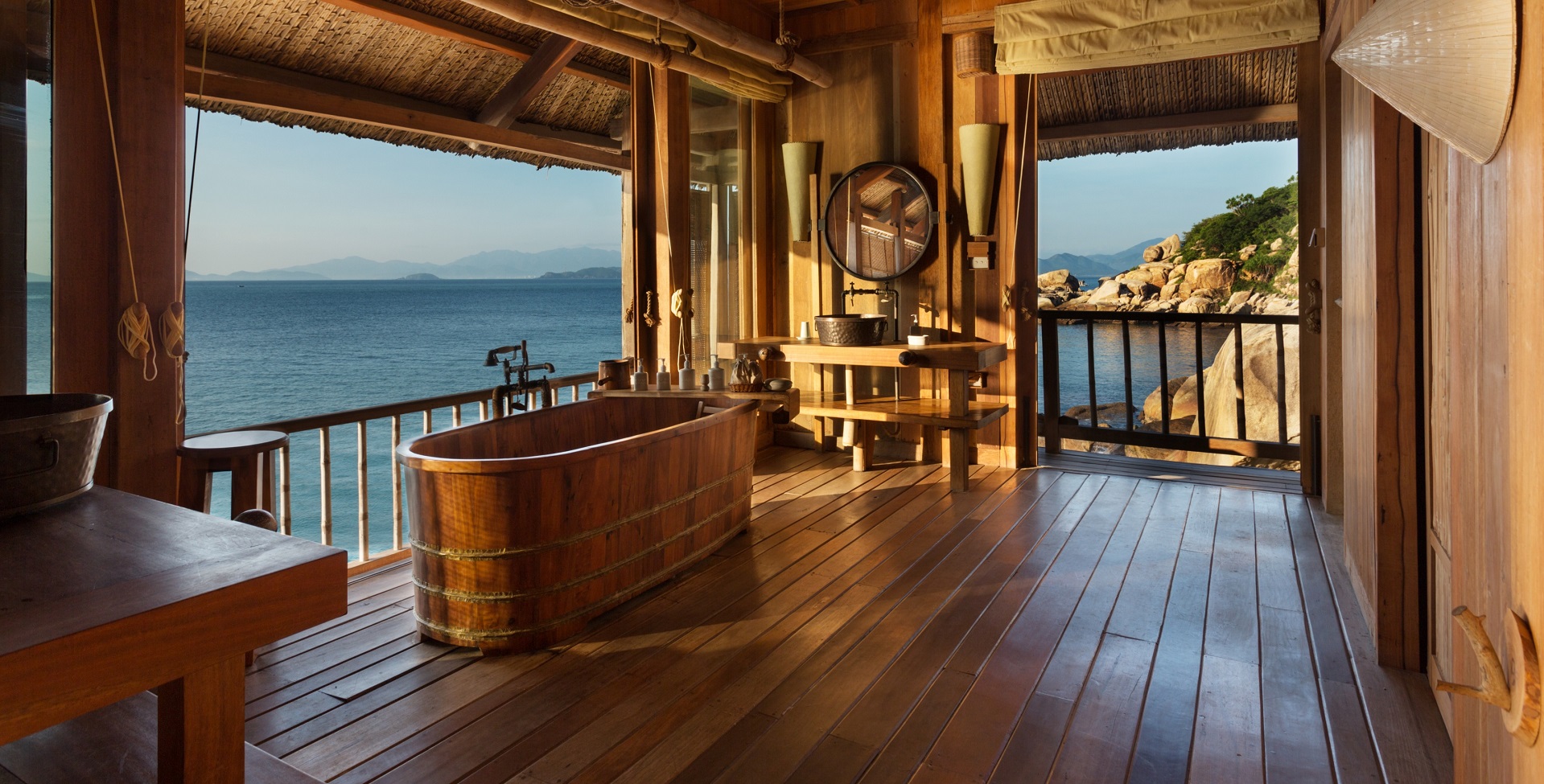 Vietnam Nha Trang Six Senses Rock Pool Villa Bathroom