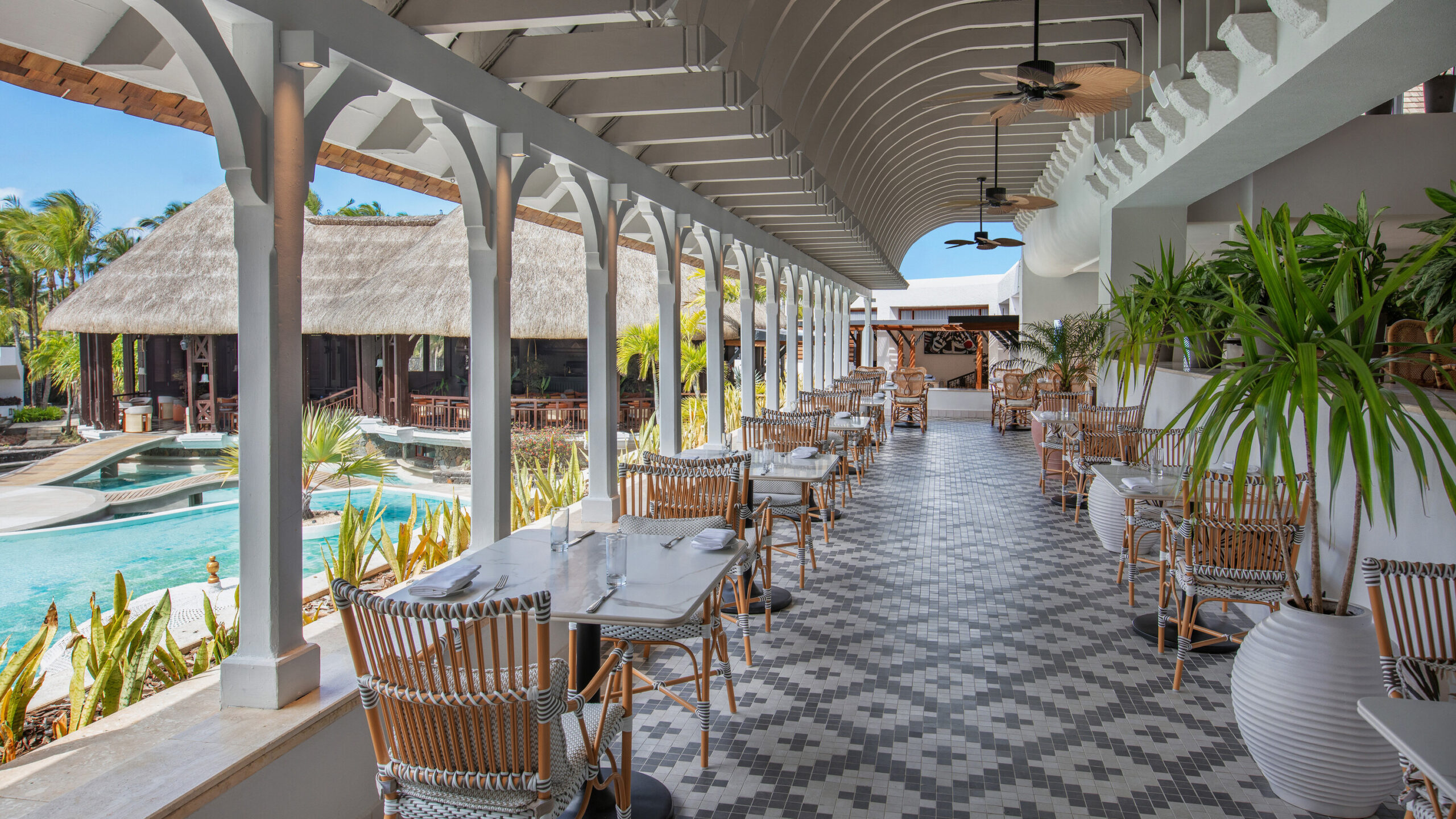 Mauritius, Touessrok, restaurant TSK