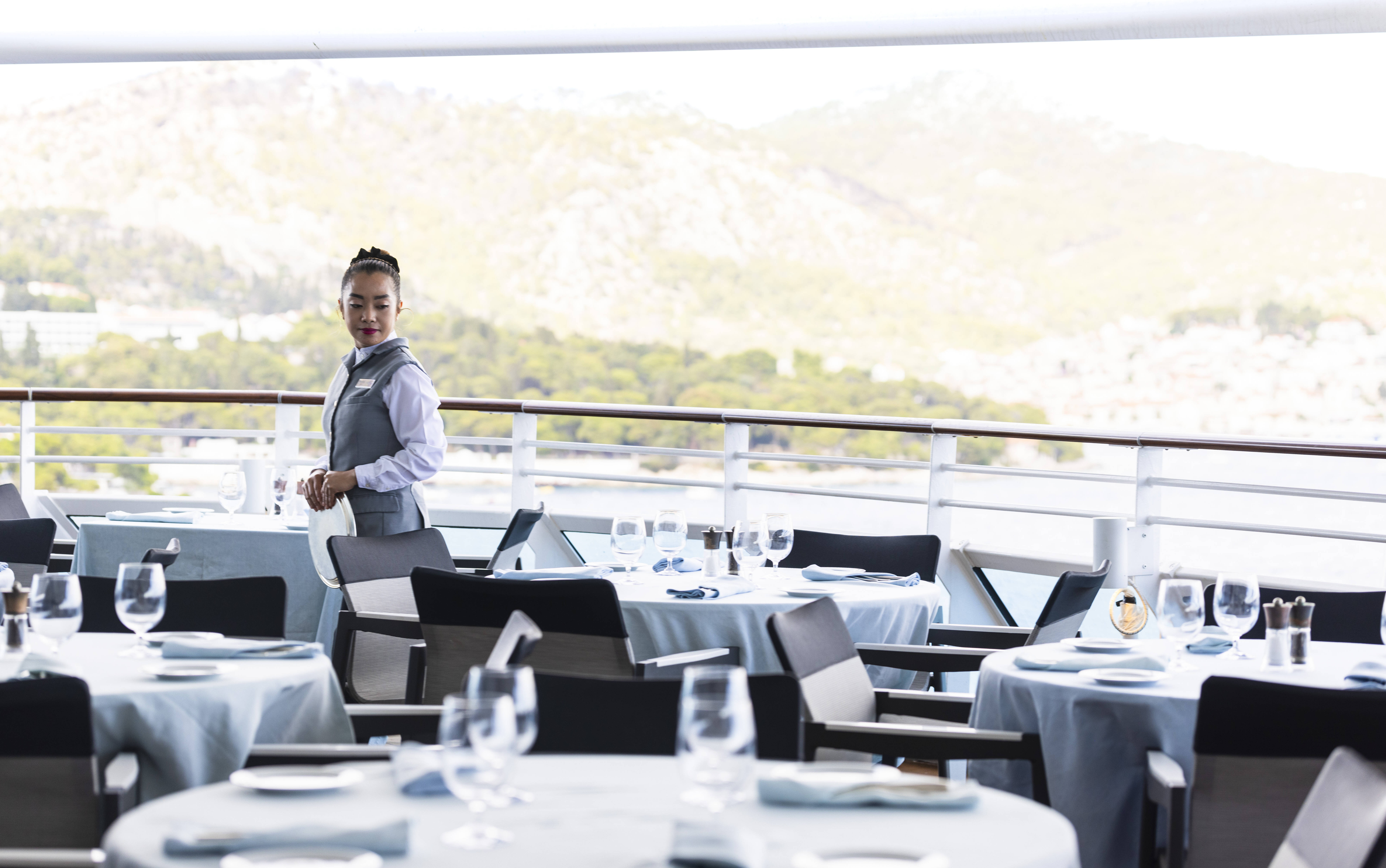 terrace cafe server