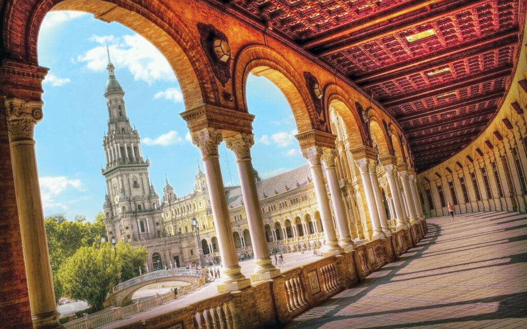 Spanien sevilla plaza espana gty