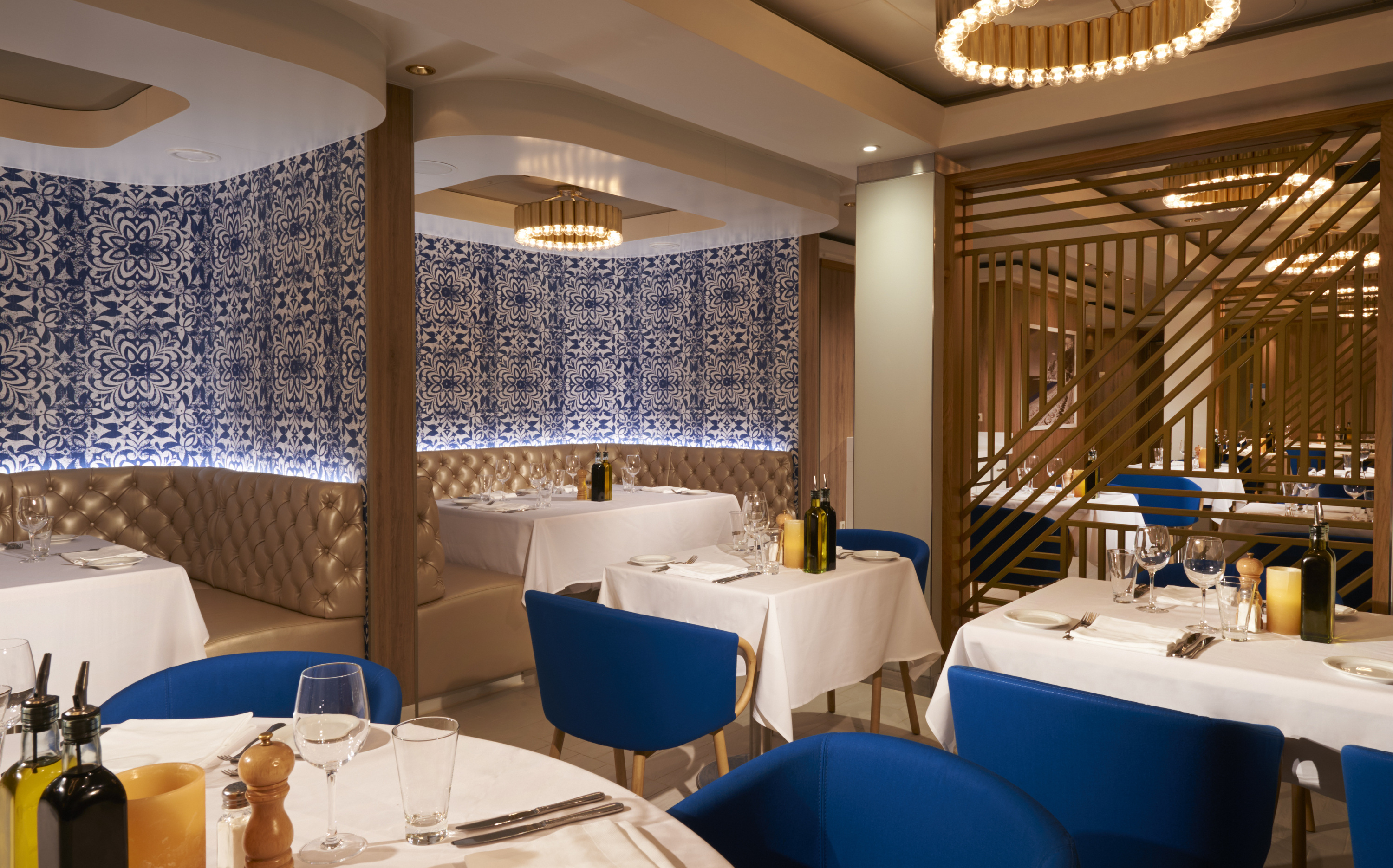La Cucina restaurant ombord på Norwegian Dawn krydstogtskibet – italiensk køkken til søs